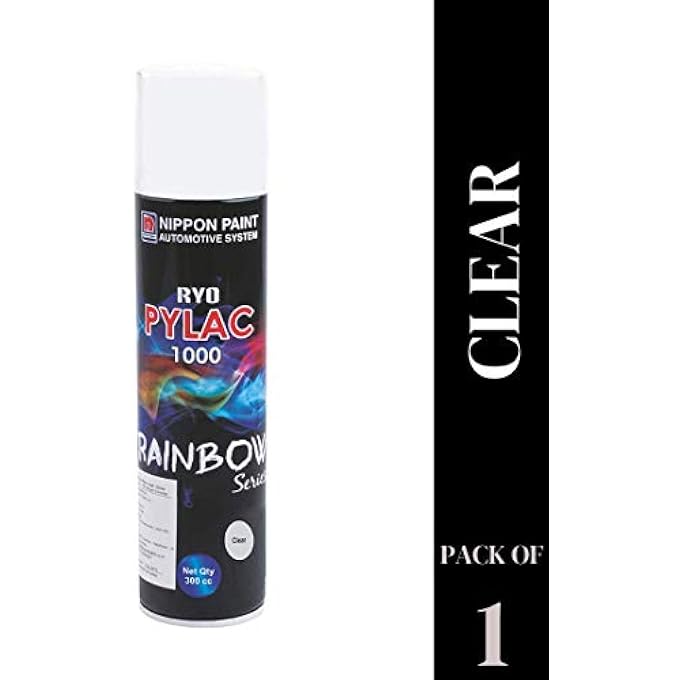 Nippon Paint MULTIPURPOSE SPRAY PAINT CAN, 300ML, GLOSSY FINISH, CLEAR - Image 2